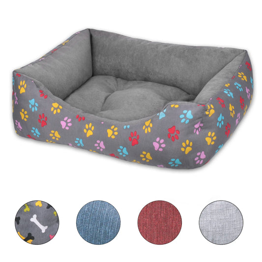 Cama para perros anti rotura, SALOMÓN, acolchado y transpirable