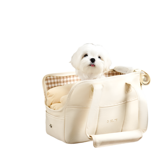 Transportín con almohada para perros, MARTÍN,con arandela para colgar lo que necesites