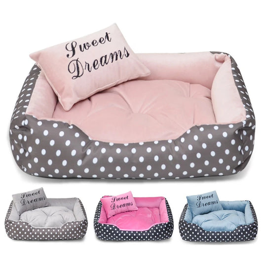 Cama para perros, SWEET, con tejido suave e ideal para 4 estaciones - Camadog