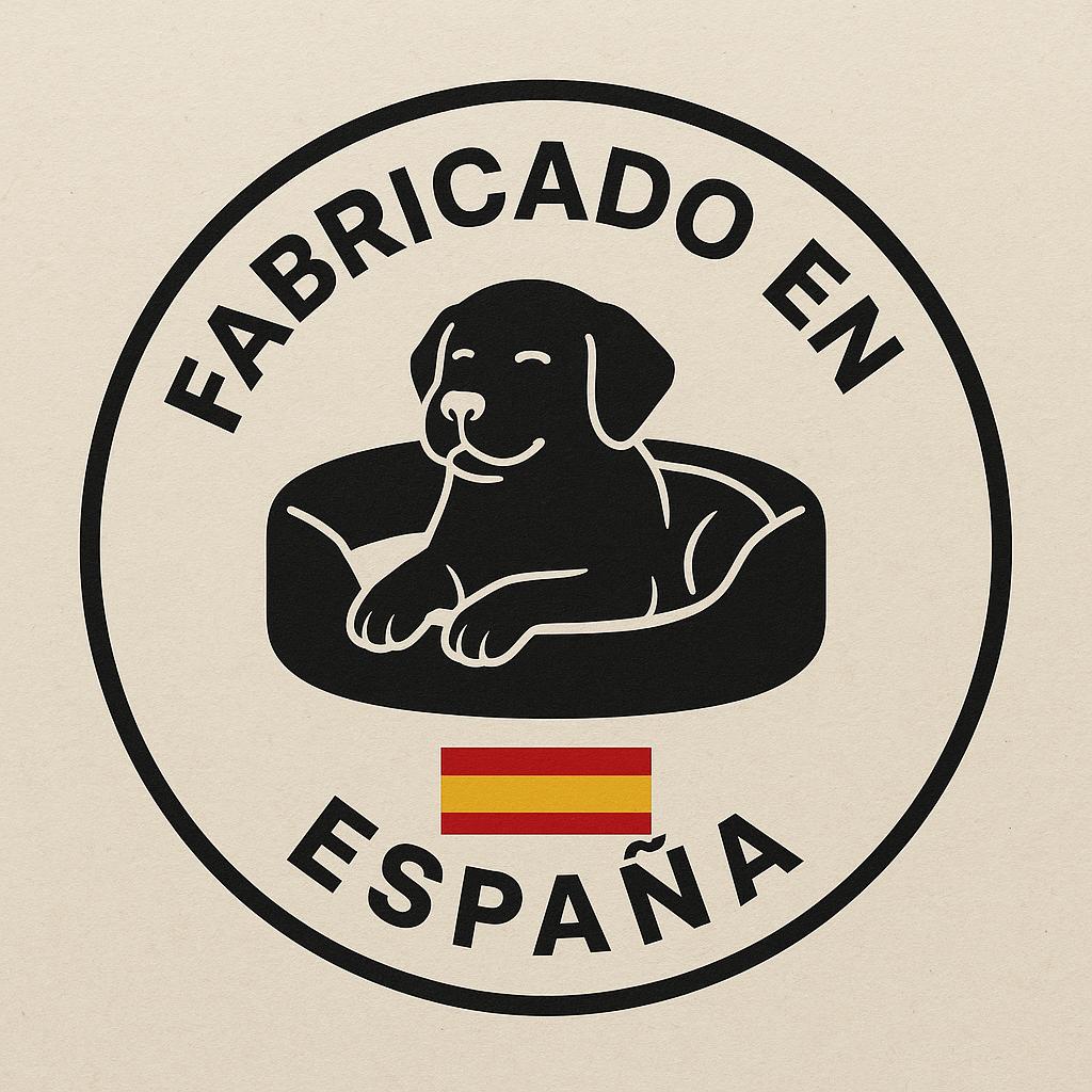 Cama para perros AGRA SUPRA, con tejido de emojis