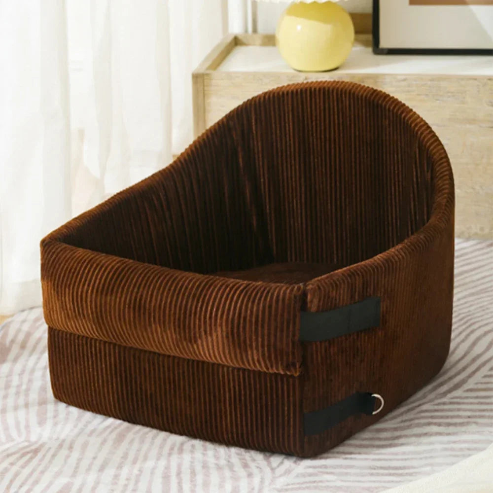Asiento individual de coche para perro ,MOJOPICÓN, acolchado, suave y seguro