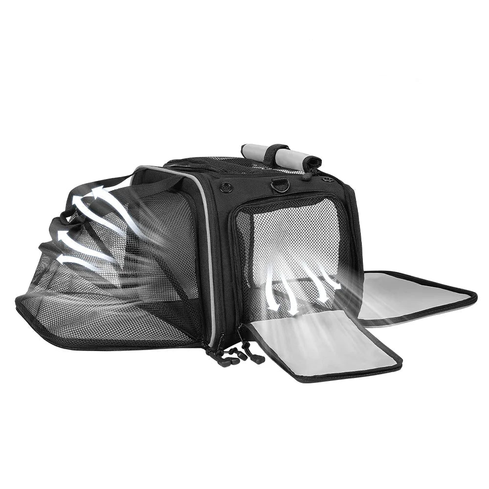 Transportín de perros para motocicletas y aerolíneas , IBERIA, expandible y plegable - Camadog