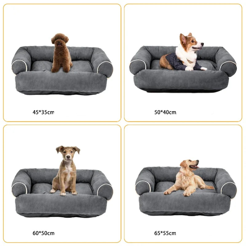 Sofá para perros ergonómico, KHALO, con acolchado extra grueso
