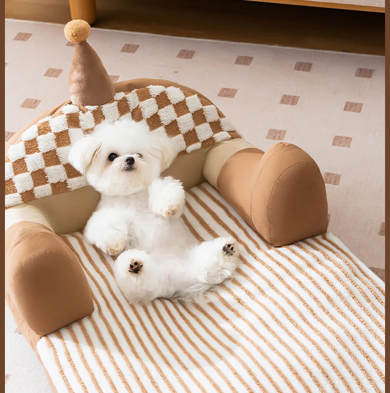 Cama para perros con cojín , CAROLO, ergonómico y resistente