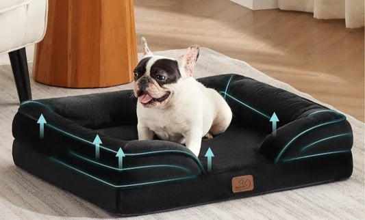 Cama ortopédica para perros ,JUMBO, impermeable , viscoelástica y ergonómica
