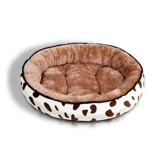 Cama para perros redonda , MARQUÉS, con interior en terciopelo - Camadog