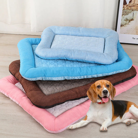 Cama refrescante para perros, MARCOPOLO, auto refrigerante, acolchado y transpirable