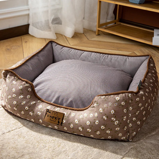 Cama para acolchada para perros, BAGASÍN, tejido en algodón y antideslizante