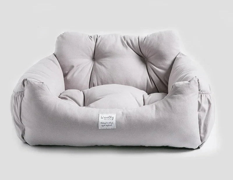 Asiento de coche y cama para perros, CARLTON, 2 en 1 , acolchado y ergonómico