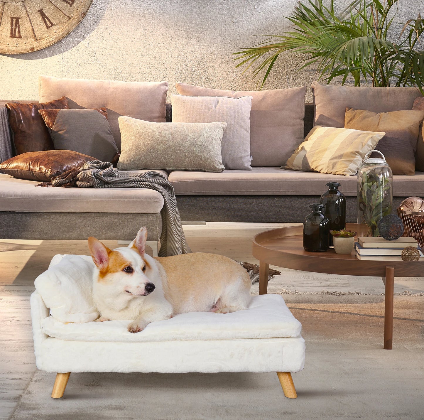 Sofá para perros, LANZAROTE, extra suave, impermeable y desenfundable
