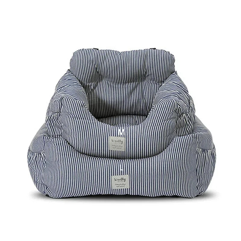 Asiento de coche y cama para perros, CARLTON, 2 en 1 , acolchado y ergonómico