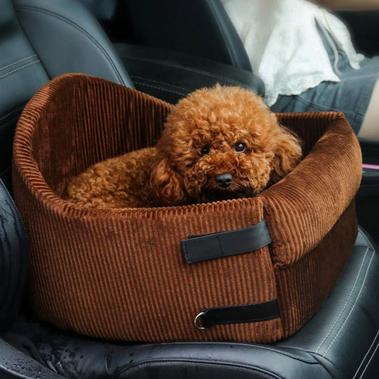 Asiento individual de coche para perro ,MOJOPICÓN, acolchado, suave y seguro