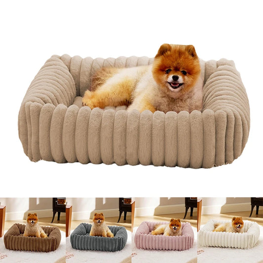 Cama para perros, BARTOLOMÉ, con reposa cuellos ergonómico