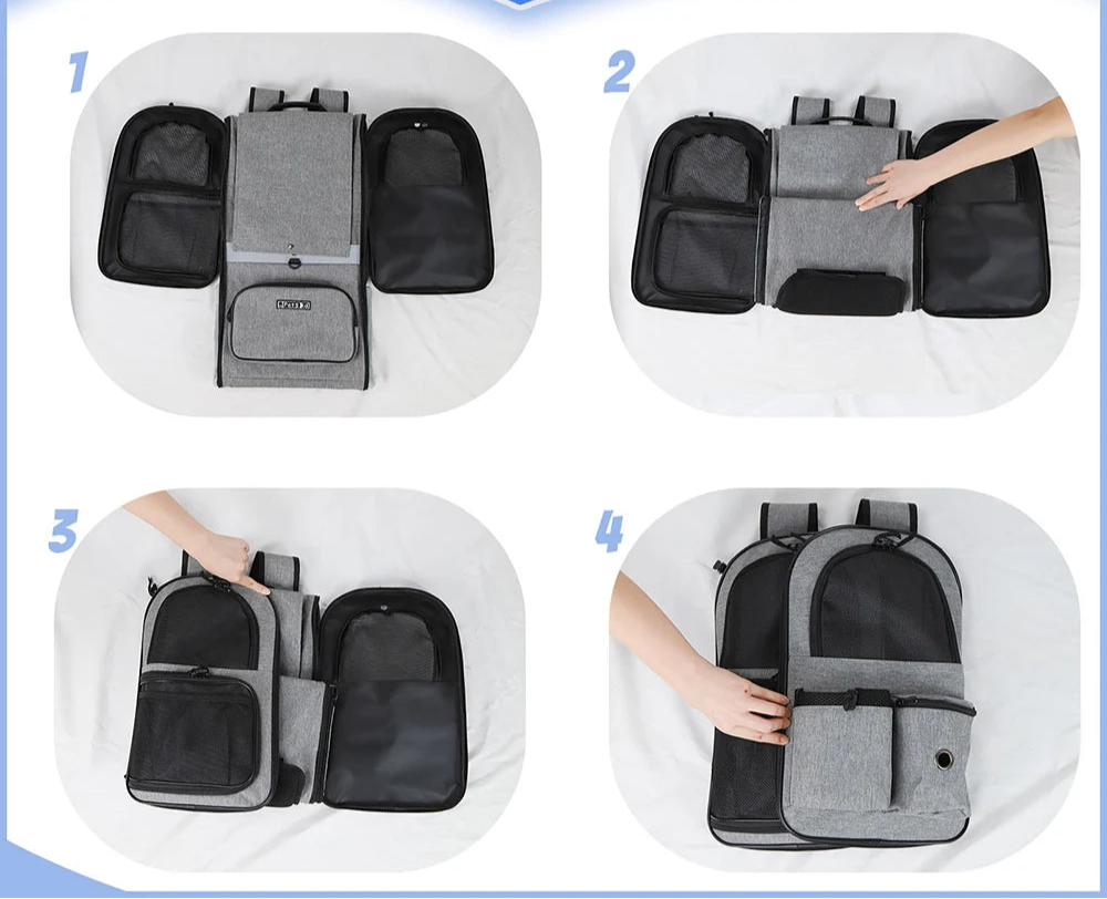 Mochila transportín para perros, PROVENZA, impermeable de alta calidad