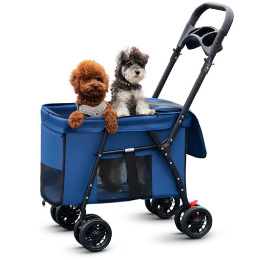 Carrito para perros, LEMUR, ligero y plegable 100 x 67 x 50 cm