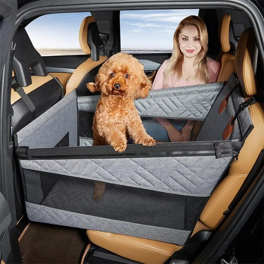 Asiento de coche individual para perros, BITELCHUS, de un solo hueco práctico y seguro