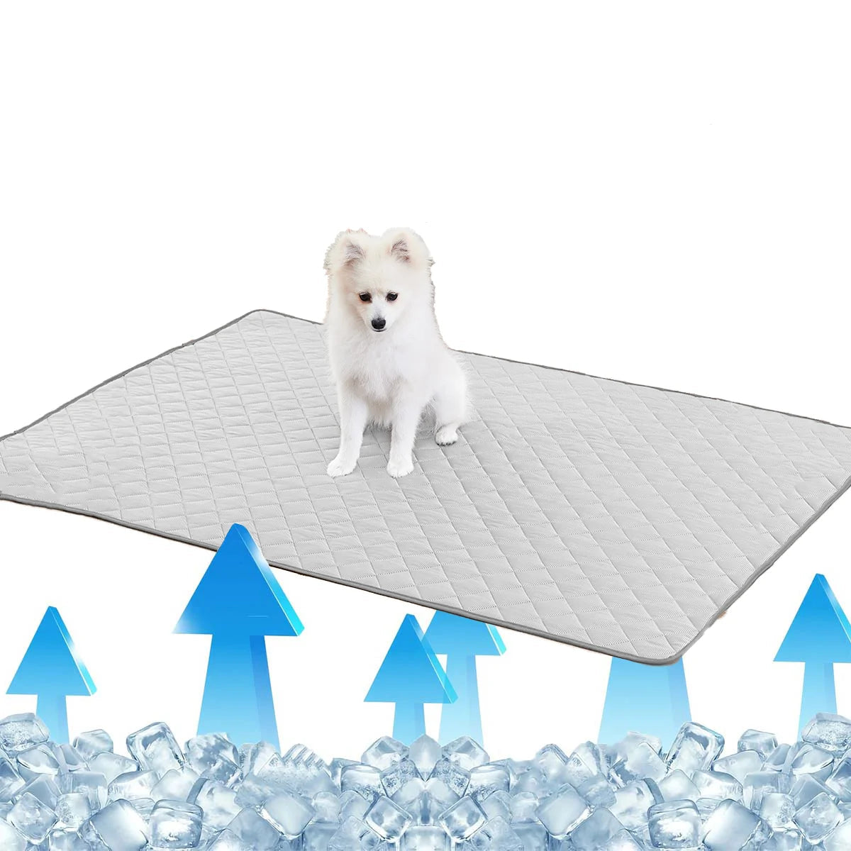 Cama refrescante para perros, MILKA, acolchado , absorbente, especial primavera-verano