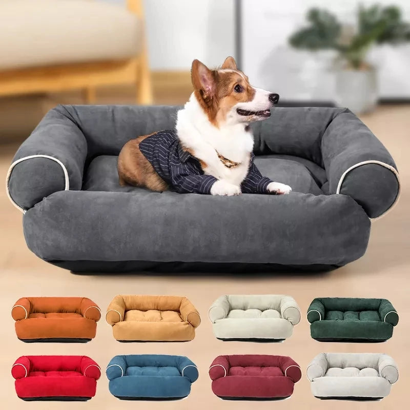 Sofá para perros ergonómico, KHALO, con acolchado extra grueso