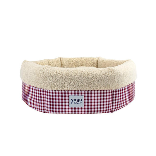 Cama nido con borrego, BAHÍA, 48 x 48 x 17 cm - Camadog