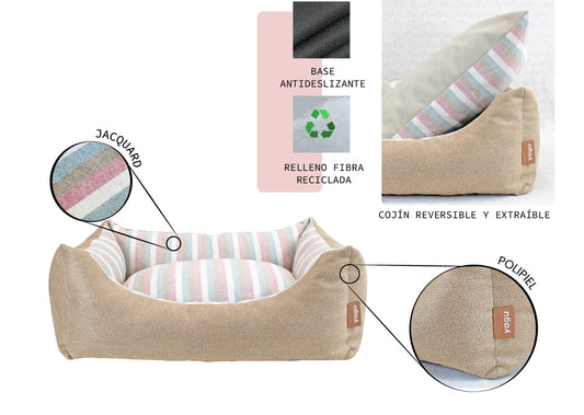 Cama para perros CREAM ITALIA