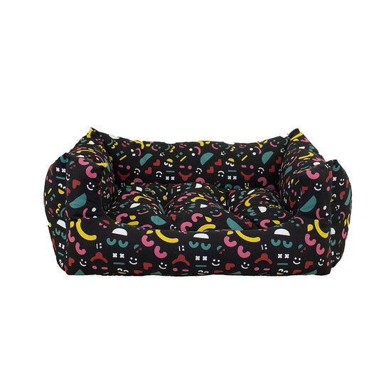 Cama para perros AGRA SUPRA, con tejido de emojis