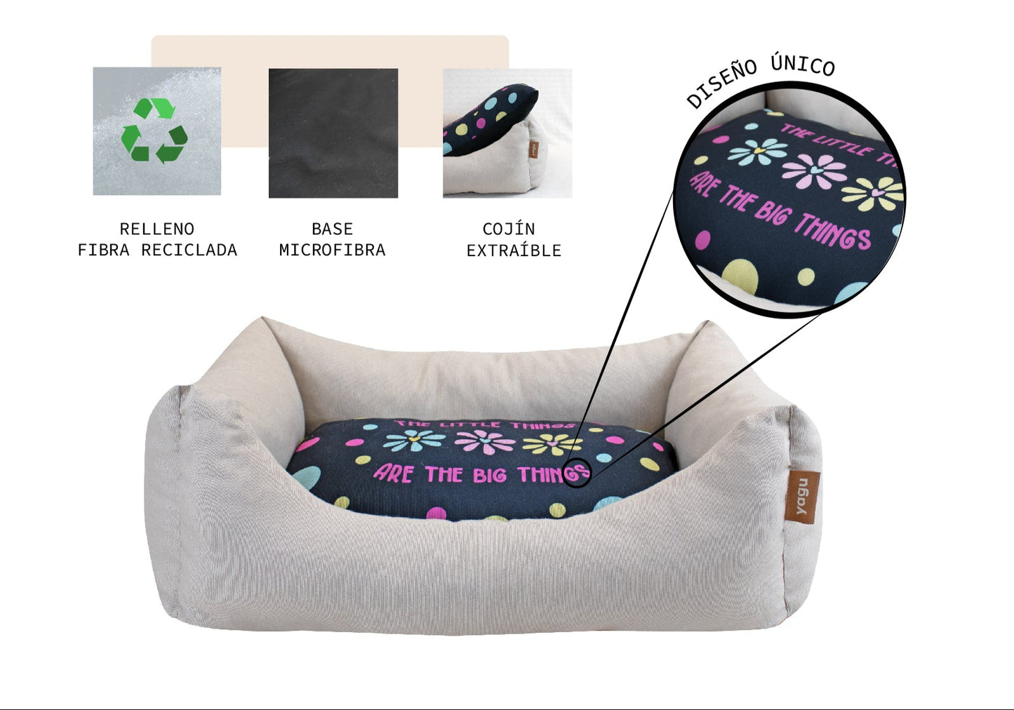 Colchón para perros, MAGIC PREMIUM, con diseño original