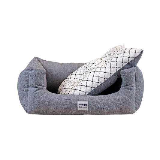 Cama para perros anti manchas, HONEY, con cojín reversible