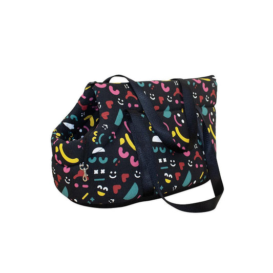 Bolsa transportín CAPAZO AGRA, con diseño de emojis de la colección AGRA