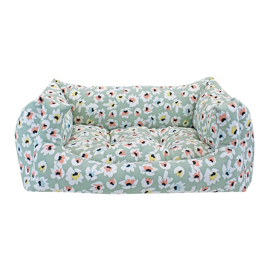 Cama para perros MALLORCA SUPRA, tejido floral - Camadog
