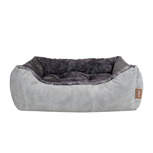 Cama para perros antiestrés ,TACO, con exterior en polipiel - Camadog