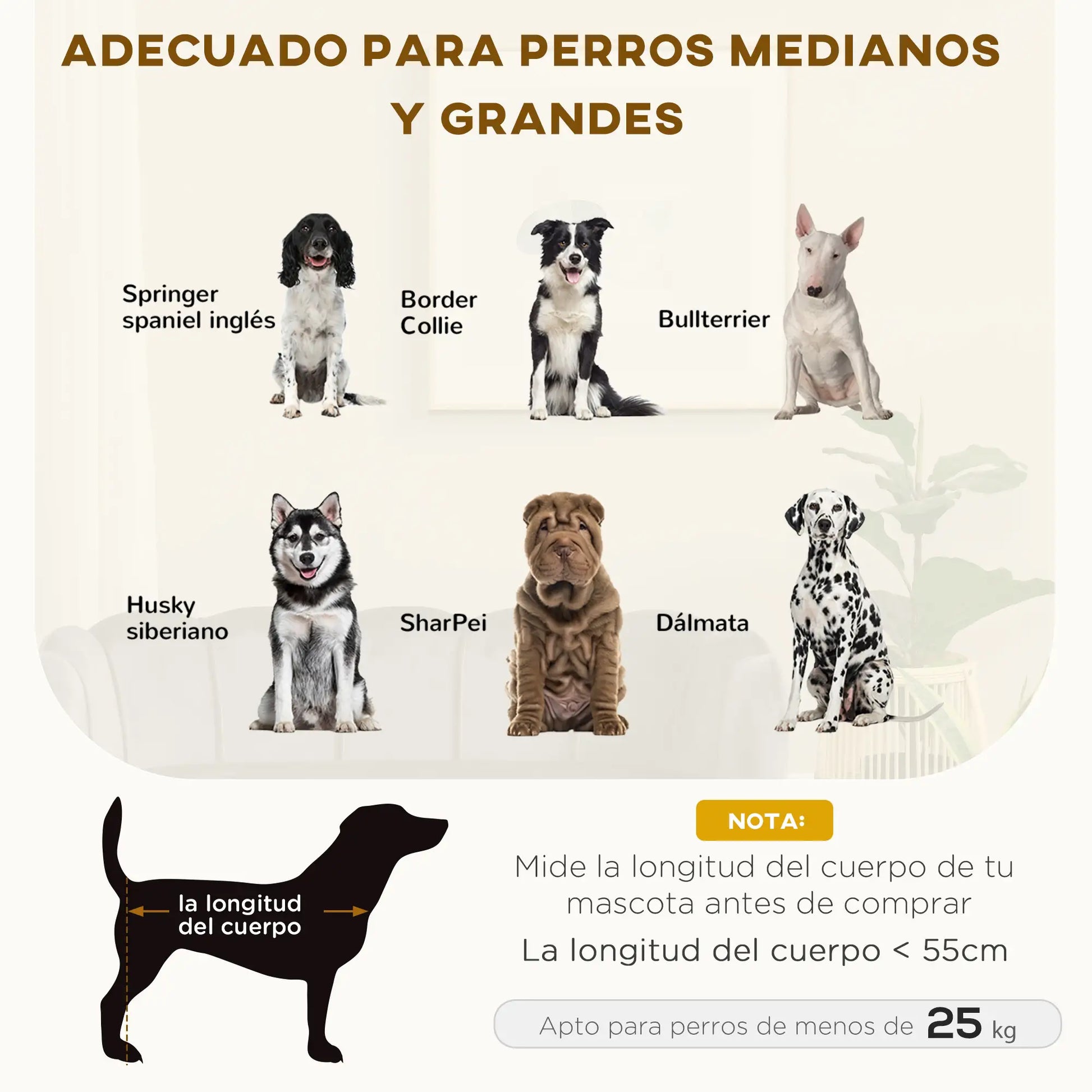 Sofá para perros medianos SOFÍA, tapizado en terciopelo con patas de madera 98,5x60,5x35,5 cm Gris - Camadog
