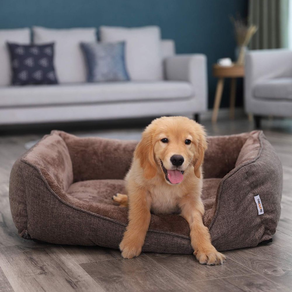 Cama para perros ,TAIBO, antideslizante y desenfundable 90 x 75 x 25 cm - Camadog