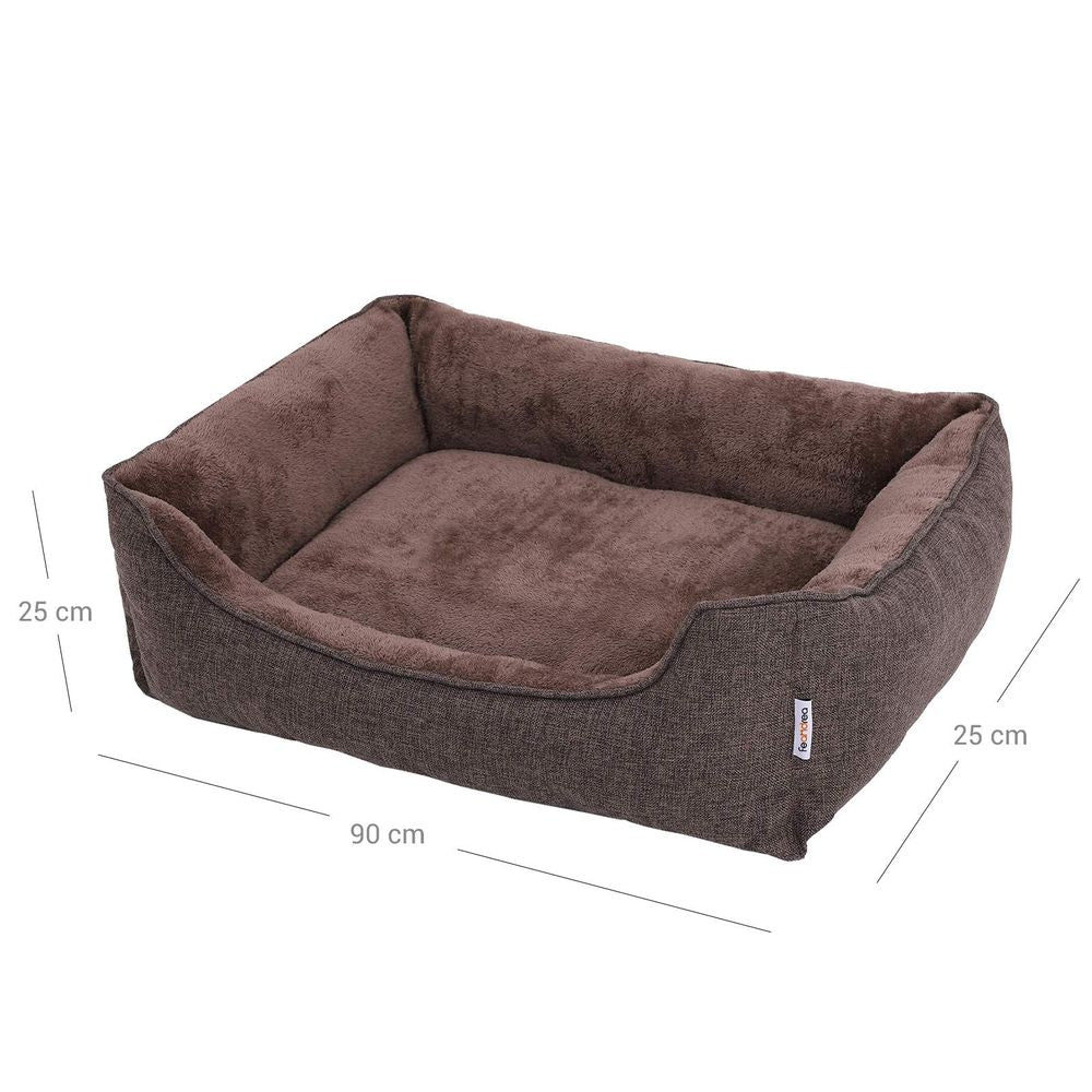 Cama para perros ,TAIBO, antideslizante y desenfundable 90 x 75 x 25 cm - Camadog