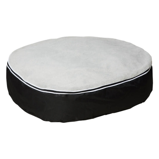 Cama para perros DOBY colchón lavable y funda desenfundable 80x72x18 cm Gris - Camadog