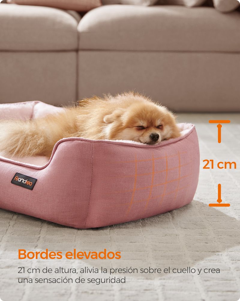 Cama para perros ,TAIBO, antideslizante y desenfundable 90 x 75 x 25 cm - Camadog