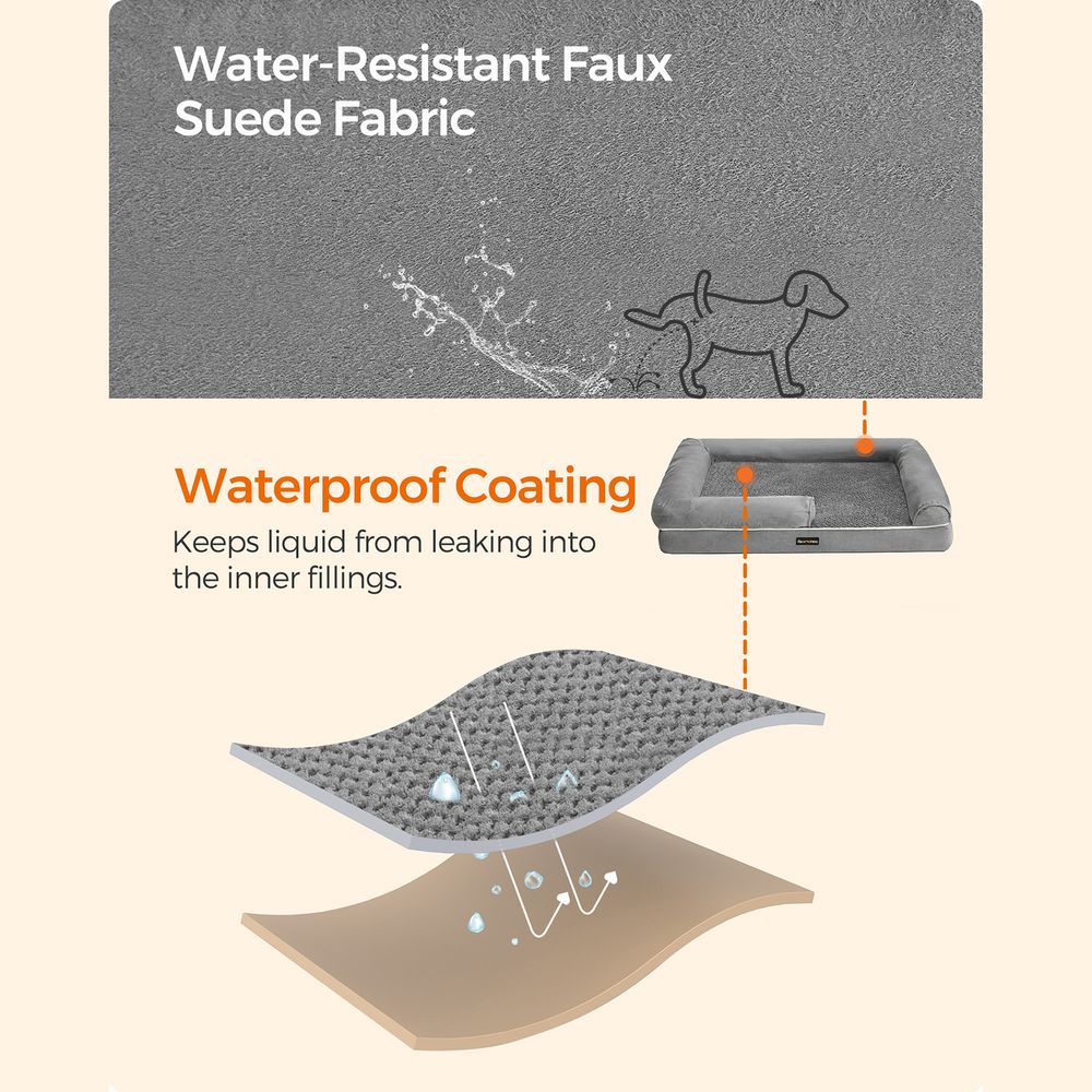 Cama para perros antideslizante, ANDREAS, impermeable - Camadog