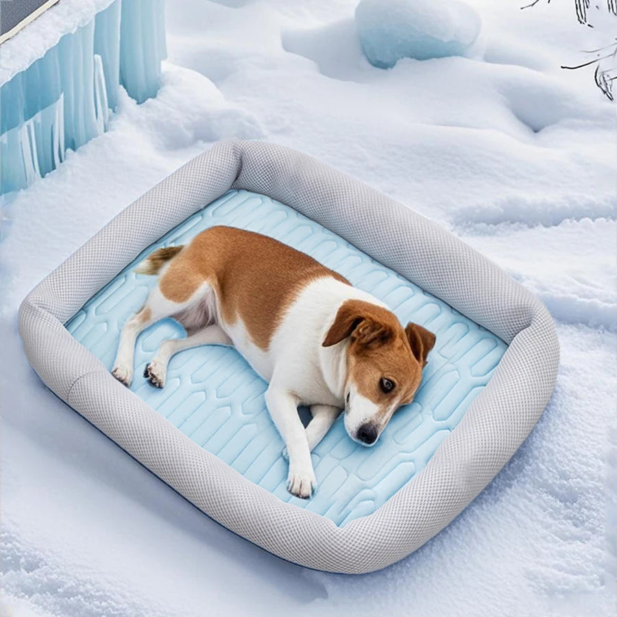 Cama refrescante para perros, FRESQUITO, especial verano, transpirable e impermeable
