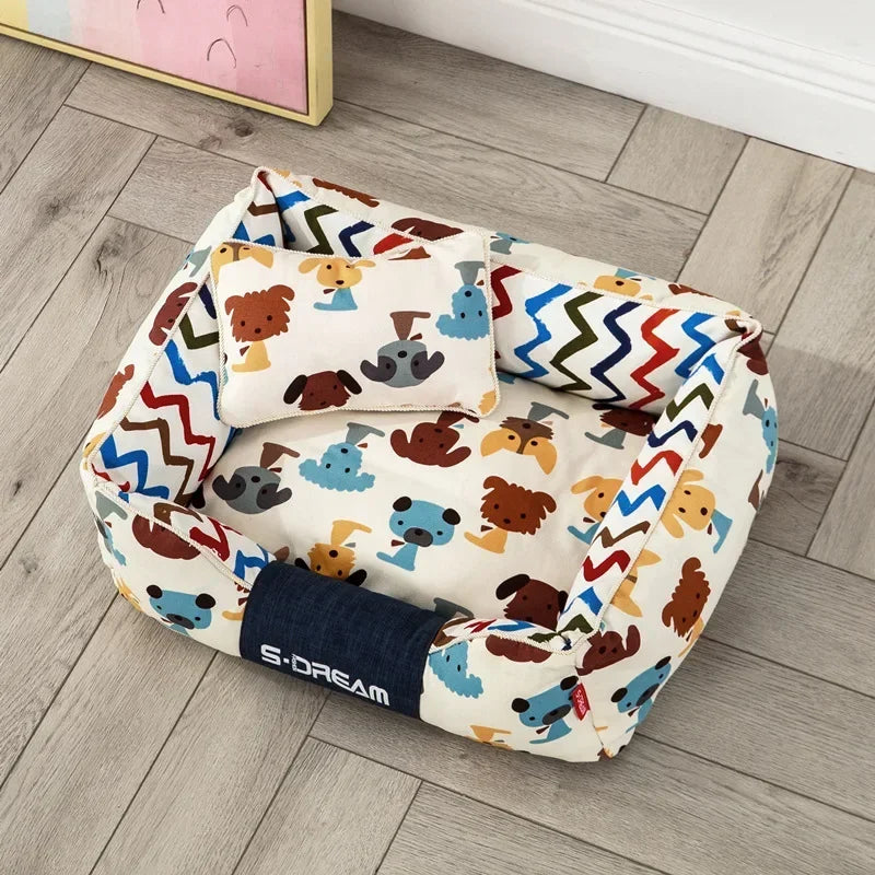 Cama para perros de diseño y alta calidad, ROMINA, desenfundable