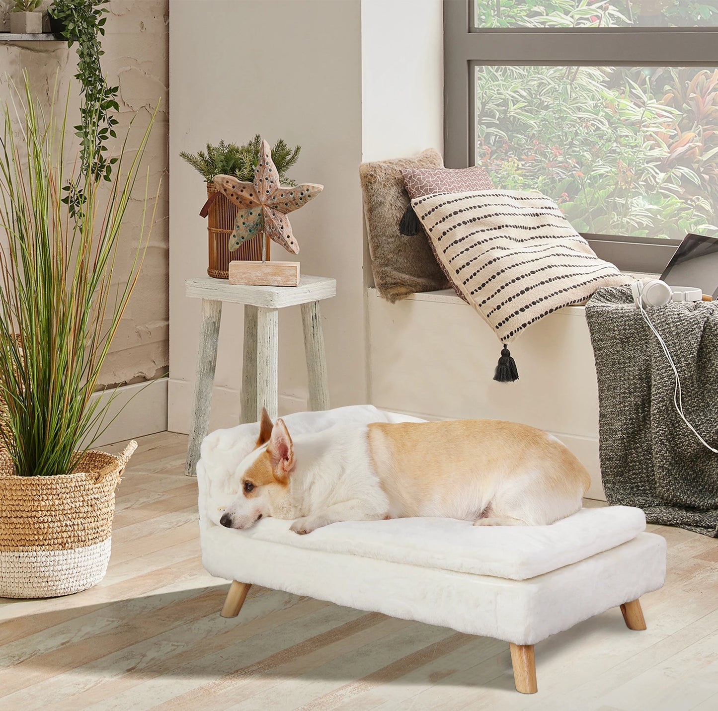 Sofá para perros, LANZAROTE, extra suave, impermeable y desenfundable