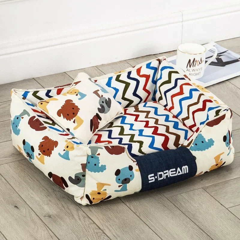 Cama para perros de diseño y alta calidad, ROMINA, desenfundable