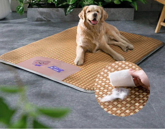 Cama para perros refrescante, FRIGO, de ratán.