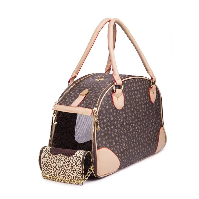Transportín de lujo para perros , DIAMOND, con arnés interior - Camadog