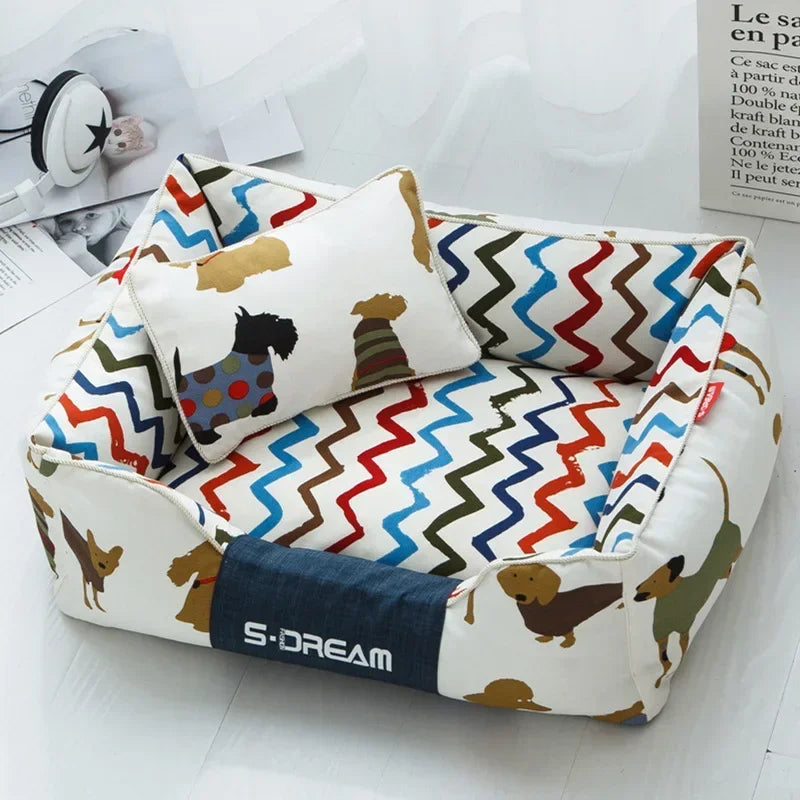 Cama para perros de diseño y alta calidad, ROMINA, desenfundable