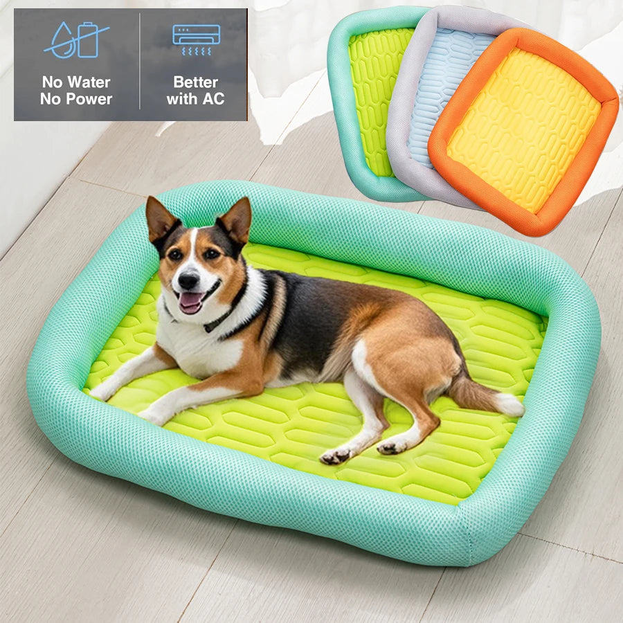 Cama refrescante para perros, FRESQUITO, especial verano, transpirable e impermeable