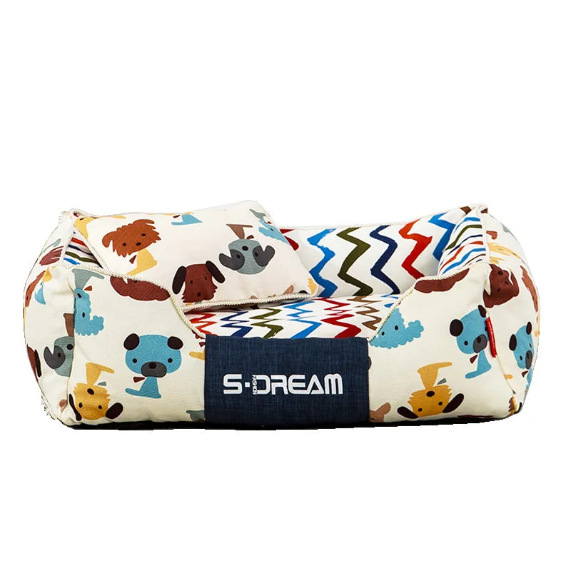 Cama para perros de diseño y alta calidad, ROMINA, desenfundable