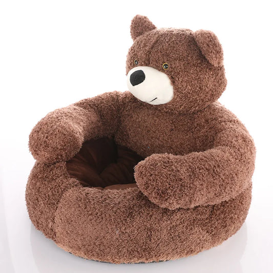 Cama redonda para perros ,TEDY, con forma de oso - Camadog