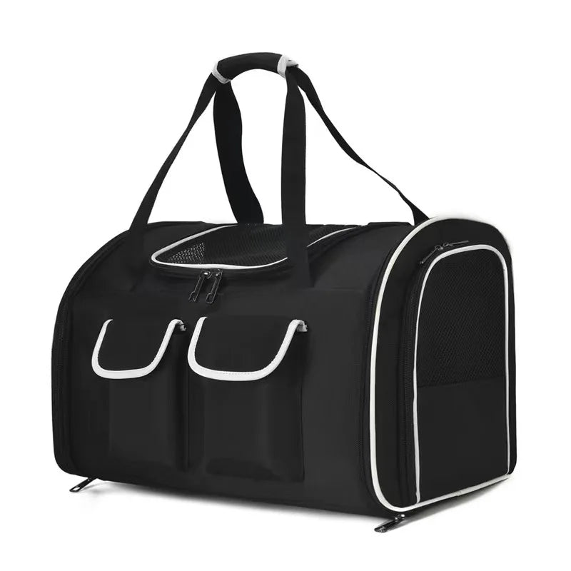 Transportín para perros plegable, VERÓNICA, cómodo y  con amplio espacio