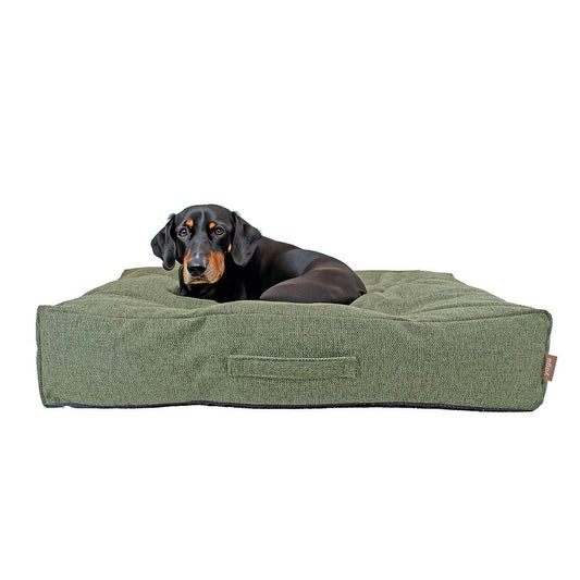 Colchón para perros, ATECA MENTA, desenfundable y con tejido anti manchas